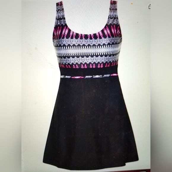 NWOT RETRO SKIRTED SWIM DRESS SLIMMING TUMMY CONTROL SIZE 20 - Picture 1 of 7